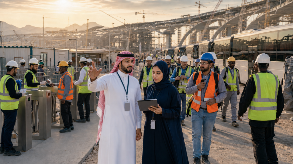 Scaling a Workforce for Saudi Arabia's Giga-Projects: How Fast, Compliant Mobilization Actually Works